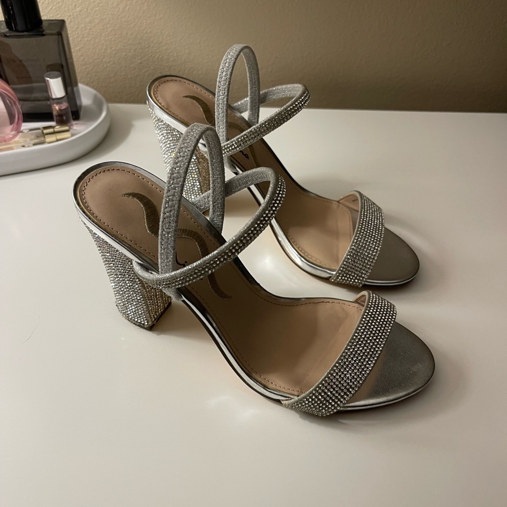 Nina Rhinestone Heels Size 6